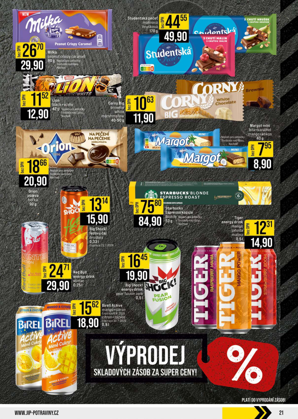 Leták JIP leták CC Cash & Carry - České Budějovice, Most, Náchod, Svoboda nad Úpou, Sušice - strana 21