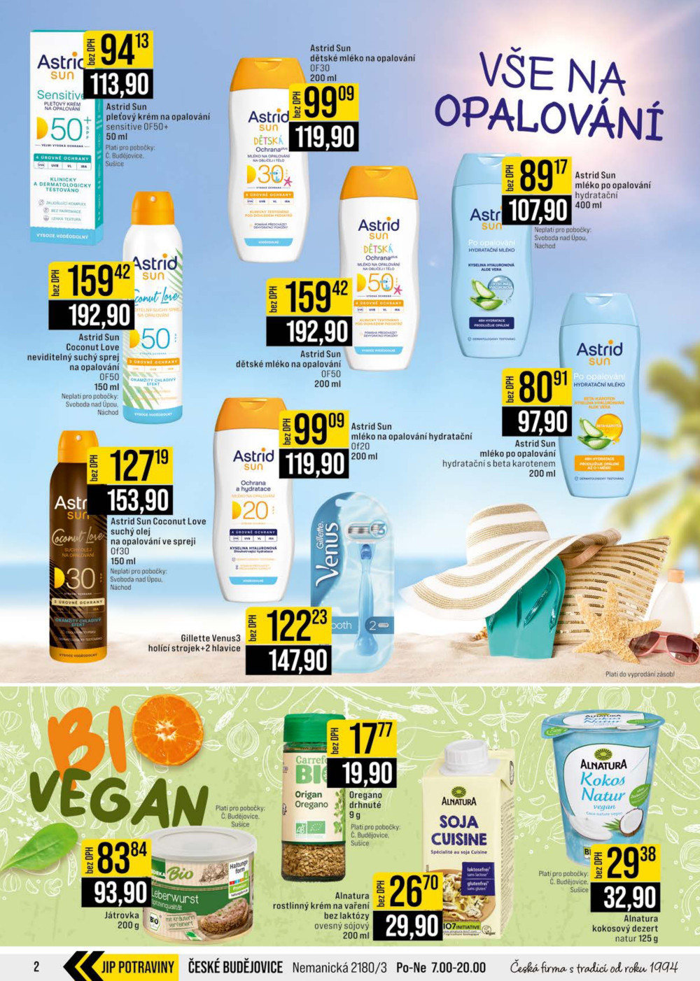 Leták JIP leták CC Cash & Carry - České Budějovice, Most, Náchod, Svoboda nad Úpou, Sušice - strana 2