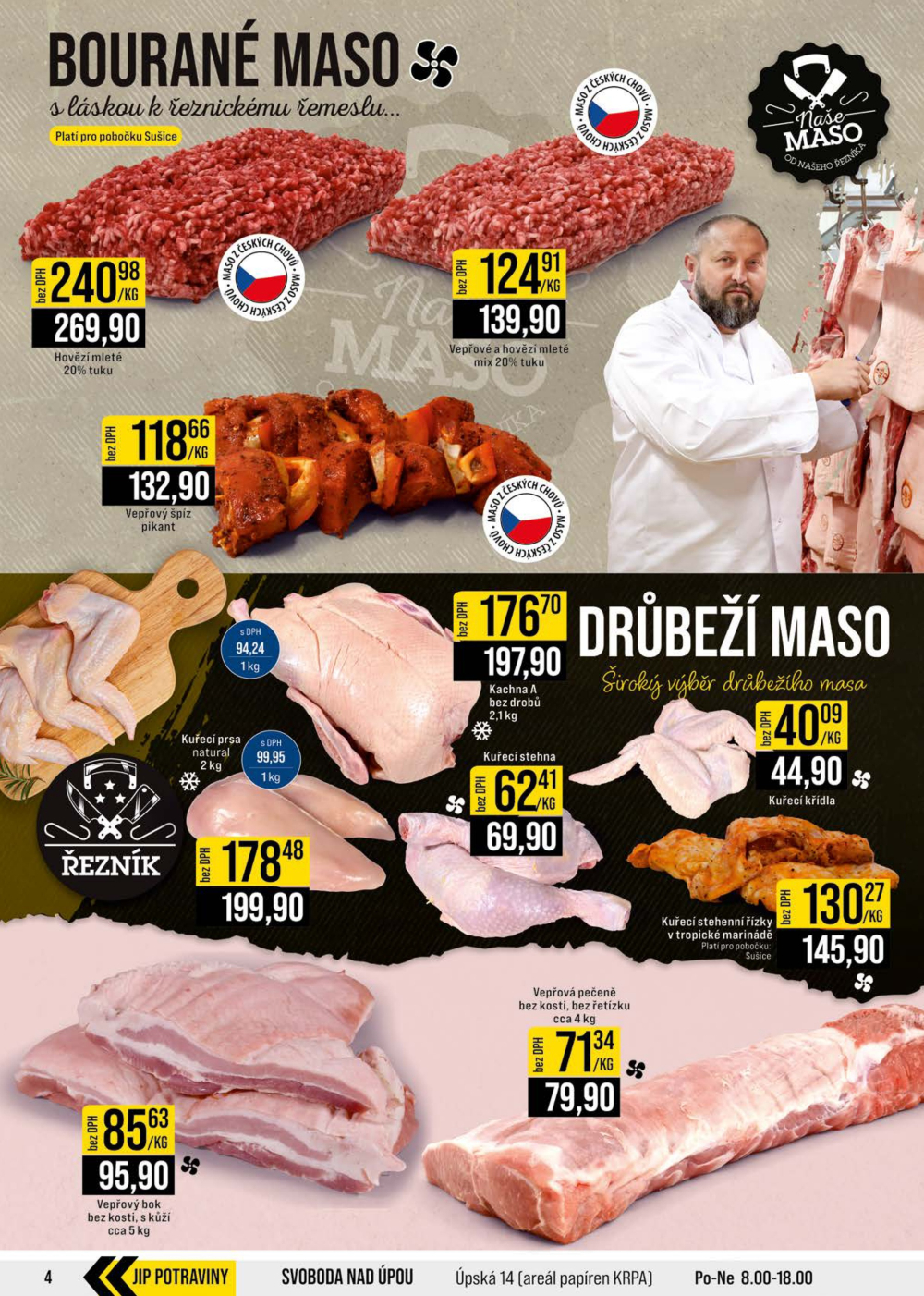 Leták JIP leták CC Cash & Carry - České Budějovice, Most, Náchod, Svoboda nad Úpou, Sušice - strana 4