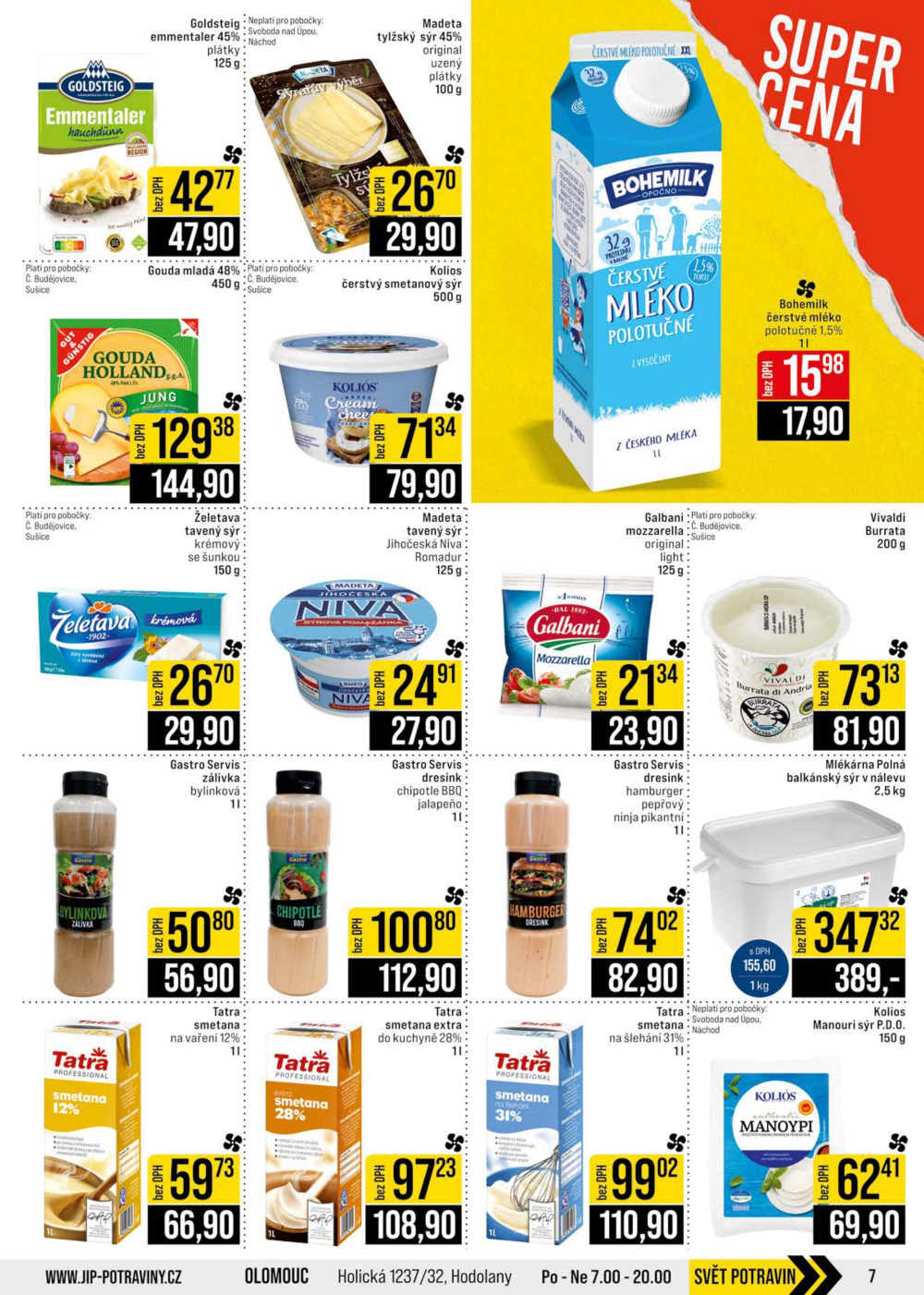 Leták JIP leták CC Cash & Carry - České Budějovice, Most, Náchod, Svoboda nad Úpou, Sušice - strana 7