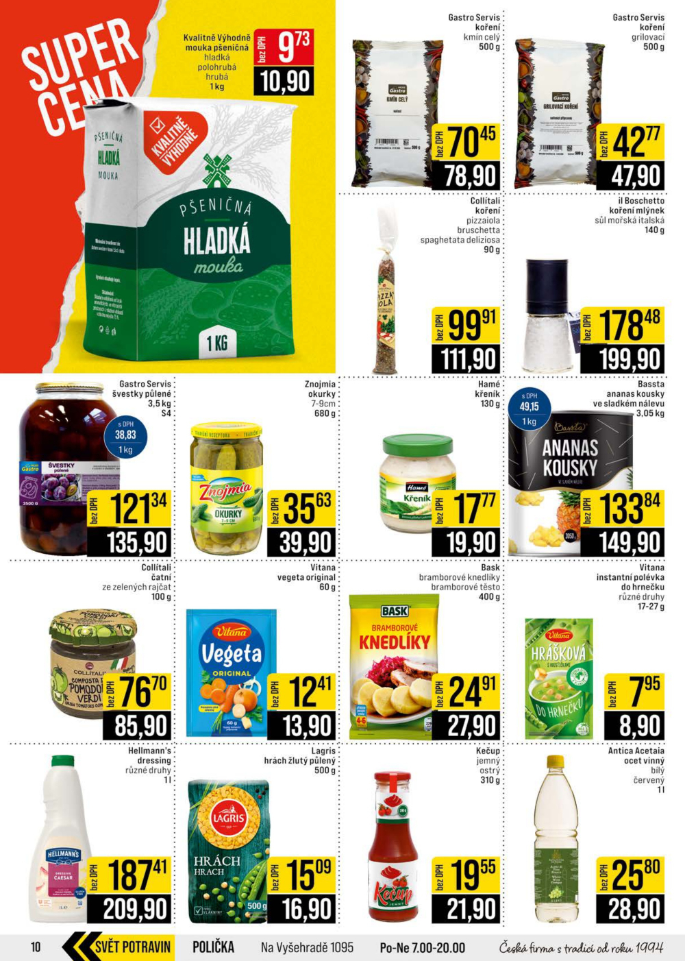 Leták JIP leták CC Cash & Carry - Brno, Ostrava, Praha, Polička, Olomouc, Karlovy Vary, Zlín, Jilemnice, Pardubice - strana 10