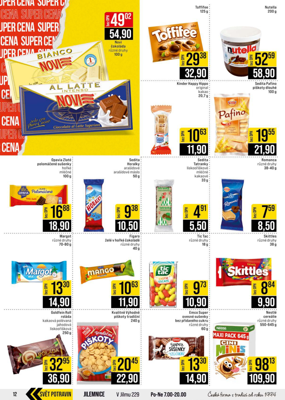 Leták JIP leták CC Cash & Carry - Brno, Ostrava, Praha, Polička, Olomouc, Karlovy Vary, Zlín, Jilemnice, Pardubice - strana 12
