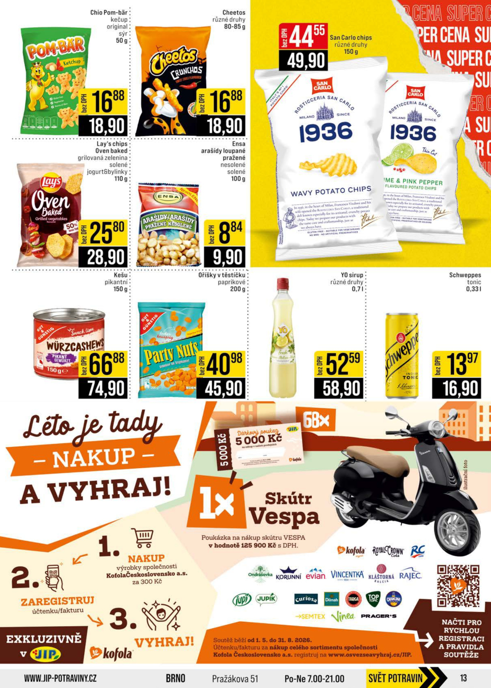 Leták JIP leták CC Cash & Carry - Brno, Ostrava, Praha, Polička, Olomouc, Karlovy Vary, Zlín, Jilemnice, Pardubice - strana 13