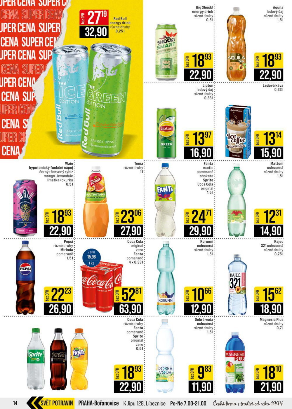 Leták JIP leták CC Cash & Carry - Brno, Ostrava, Praha, Polička, Olomouc, Karlovy Vary, Zlín, Jilemnice, Pardubice - strana 14