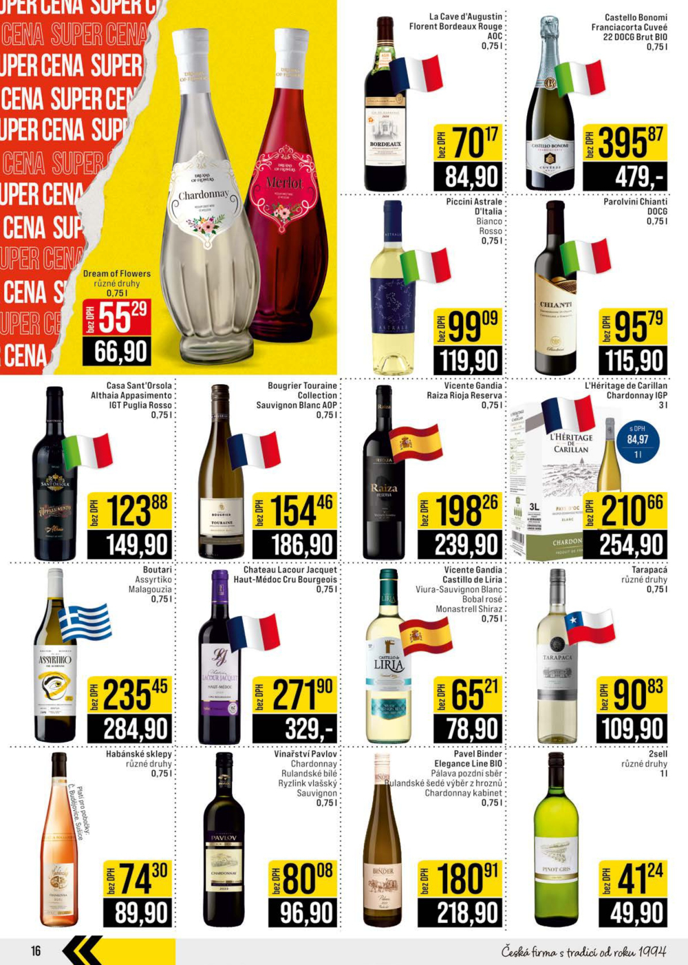 Leták JIP leták CC Cash & Carry - Brno, Ostrava, Praha, Polička, Olomouc, Karlovy Vary, Zlín, Jilemnice, Pardubice - strana 16