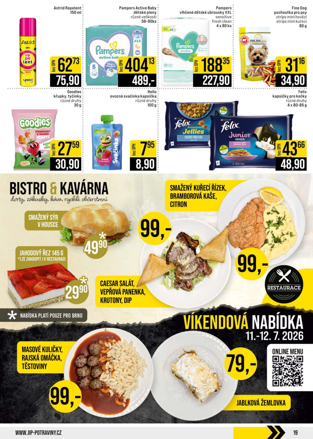 Leták JIP leták CC Cash & Carry - Brno, Ostrava, Praha, Polička, Olomouc, Karlovy Vary, Zlín, Jilemnice, Pardubice - strana 19