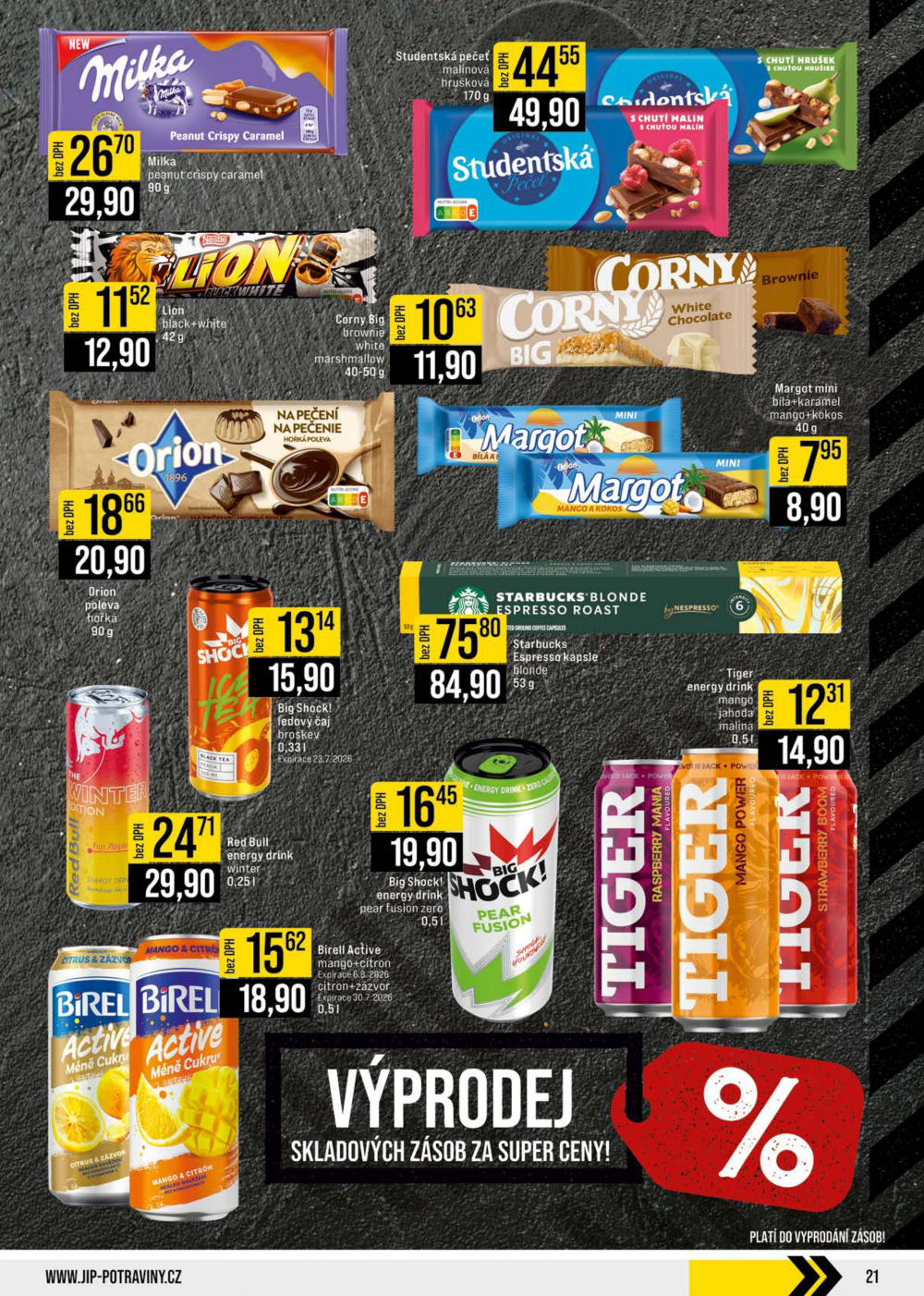 Leták JIP leták CC Cash & Carry - Brno, Ostrava, Praha, Polička, Olomouc, Karlovy Vary, Zlín, Jilemnice, Pardubice - strana 21