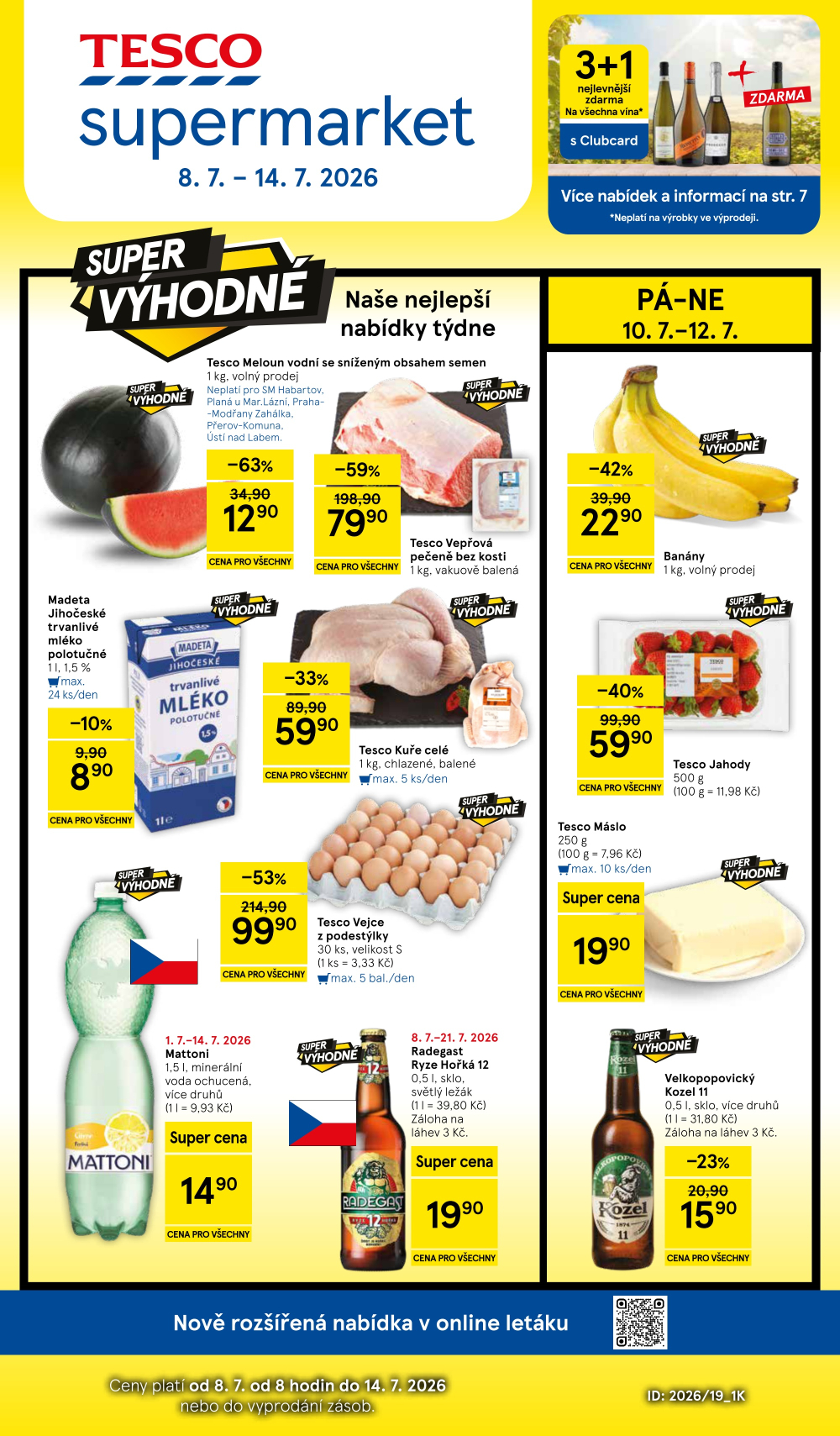 Leták Tesco supermarket leták - strana 1