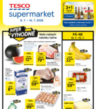 Akční leták Tesco supermarket 