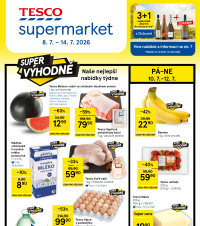 Akční leták Tesco supermarket 