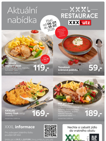 XXXLutz leták - TOP Restaurace