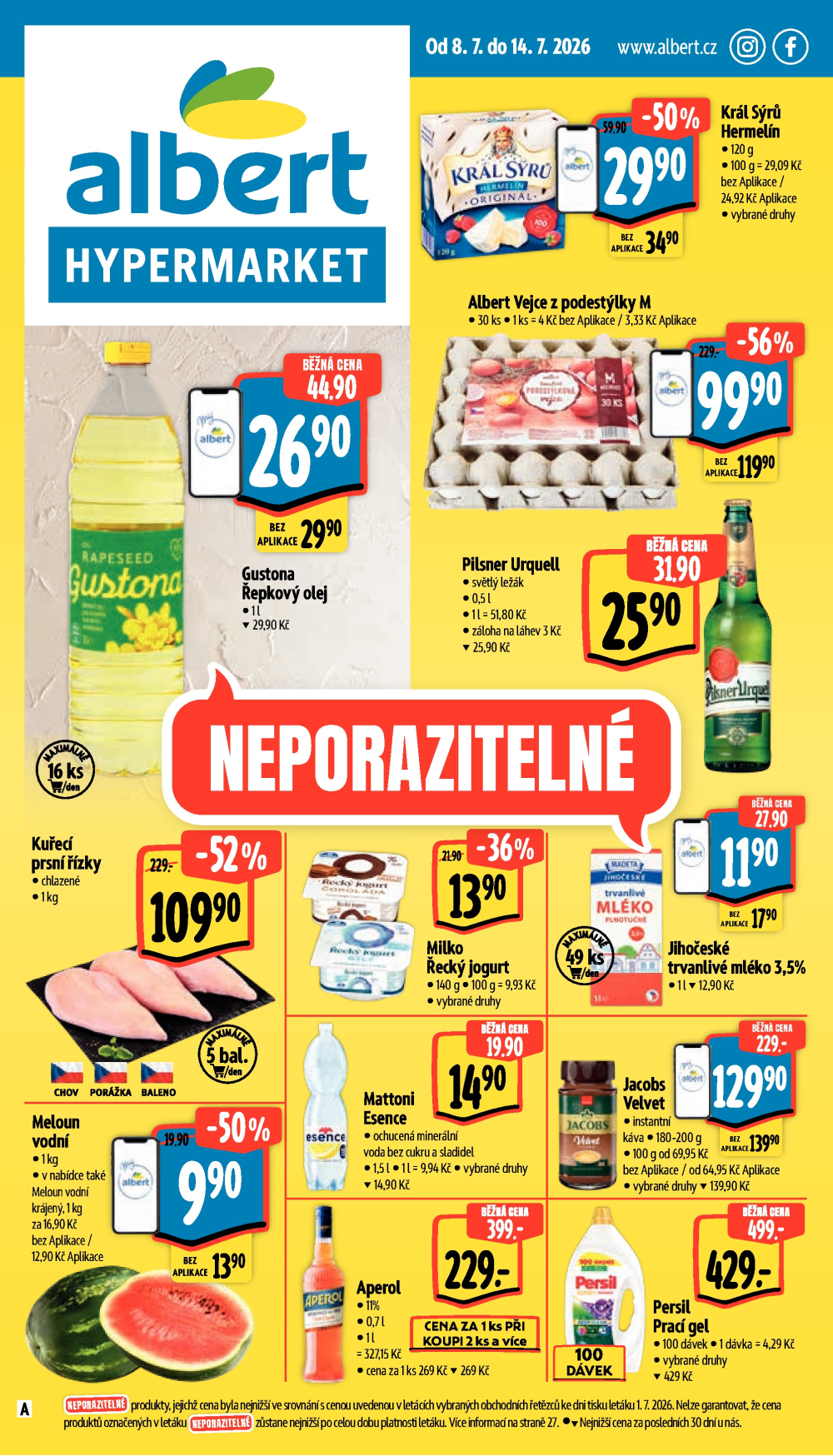 Leták Albert Hypermarket leták - strana 1