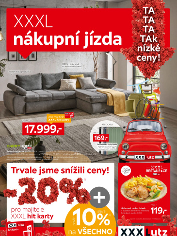 XXXLutz leták - Nákupní jízda