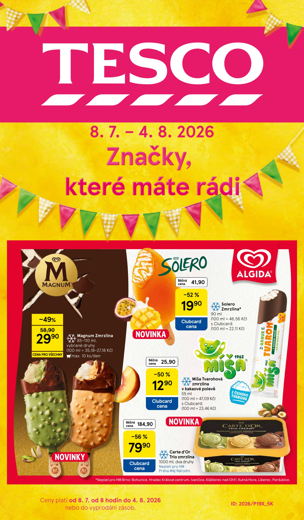 Leták Tesco Hypermarket - Značky které máte rádi - strana 1