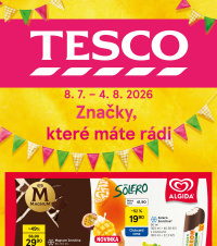 Akční leták Tesco Hypermarket - Značky které máte rádi