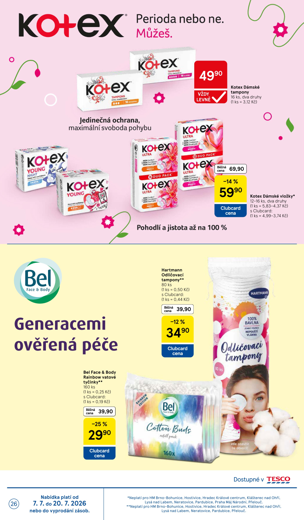 Leták Tesco Hypermarket - Značky které máte rádi - strana 26
