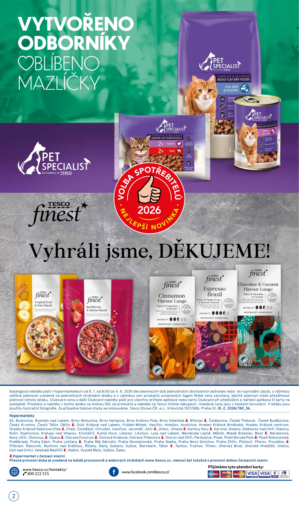 Leták Tesco Hypermarket - Značky které máte rádi - strana 2
