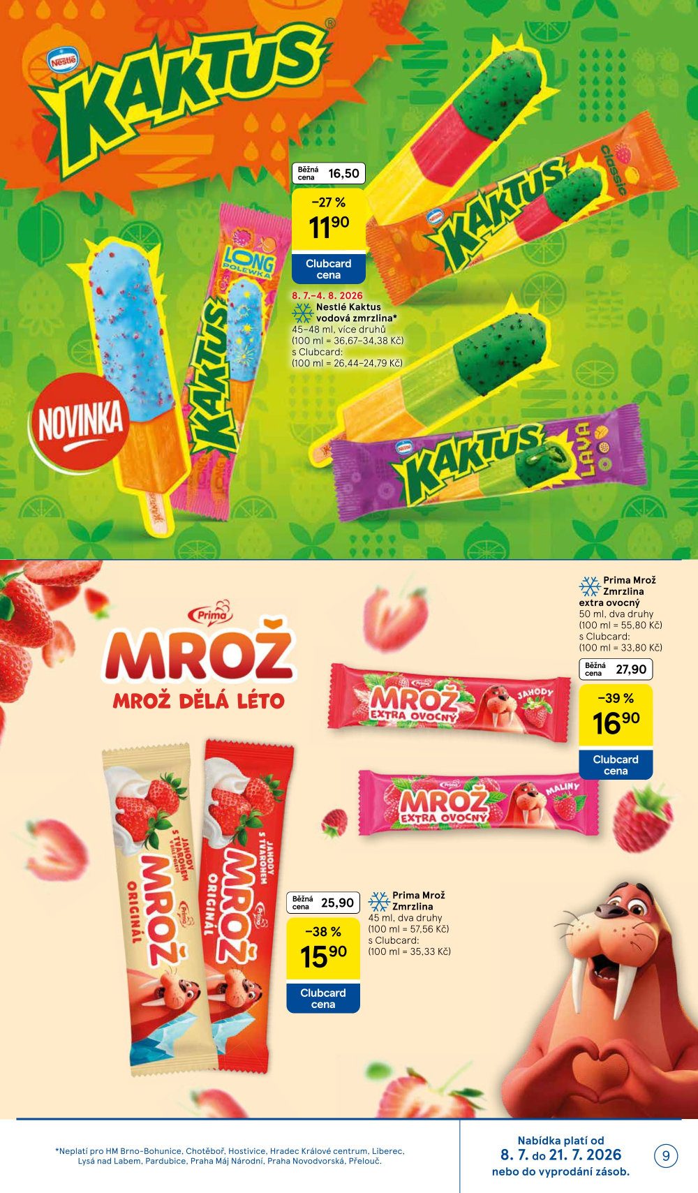 Leták Tesco Hypermarket - Značky které máte rádi - strana 9