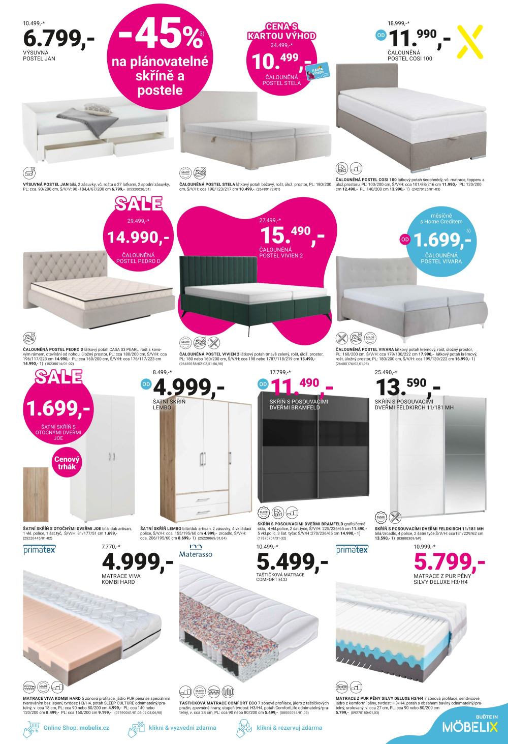 Leták Möbelix leták - Letní Sale až -60 % - strana 3