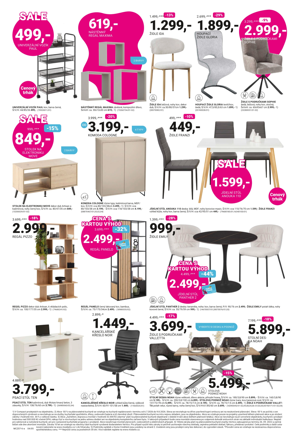 Leták Möbelix leták - Letní Sale až -60 % - strana 4