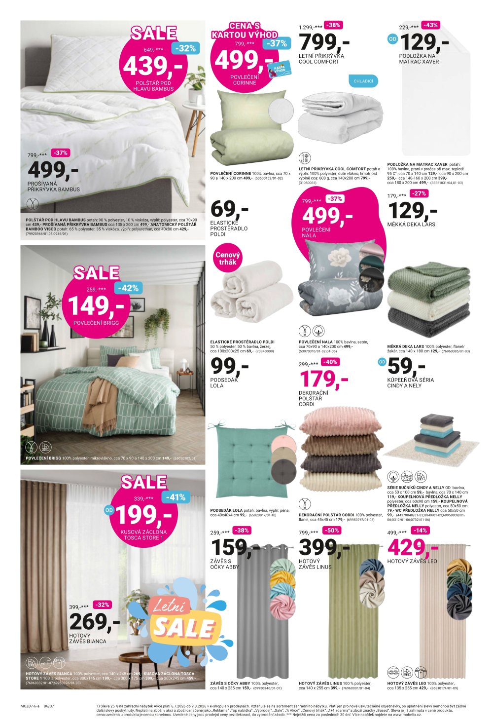 Leták Möbelix leták - Letní Sale až -60 % - strana 6