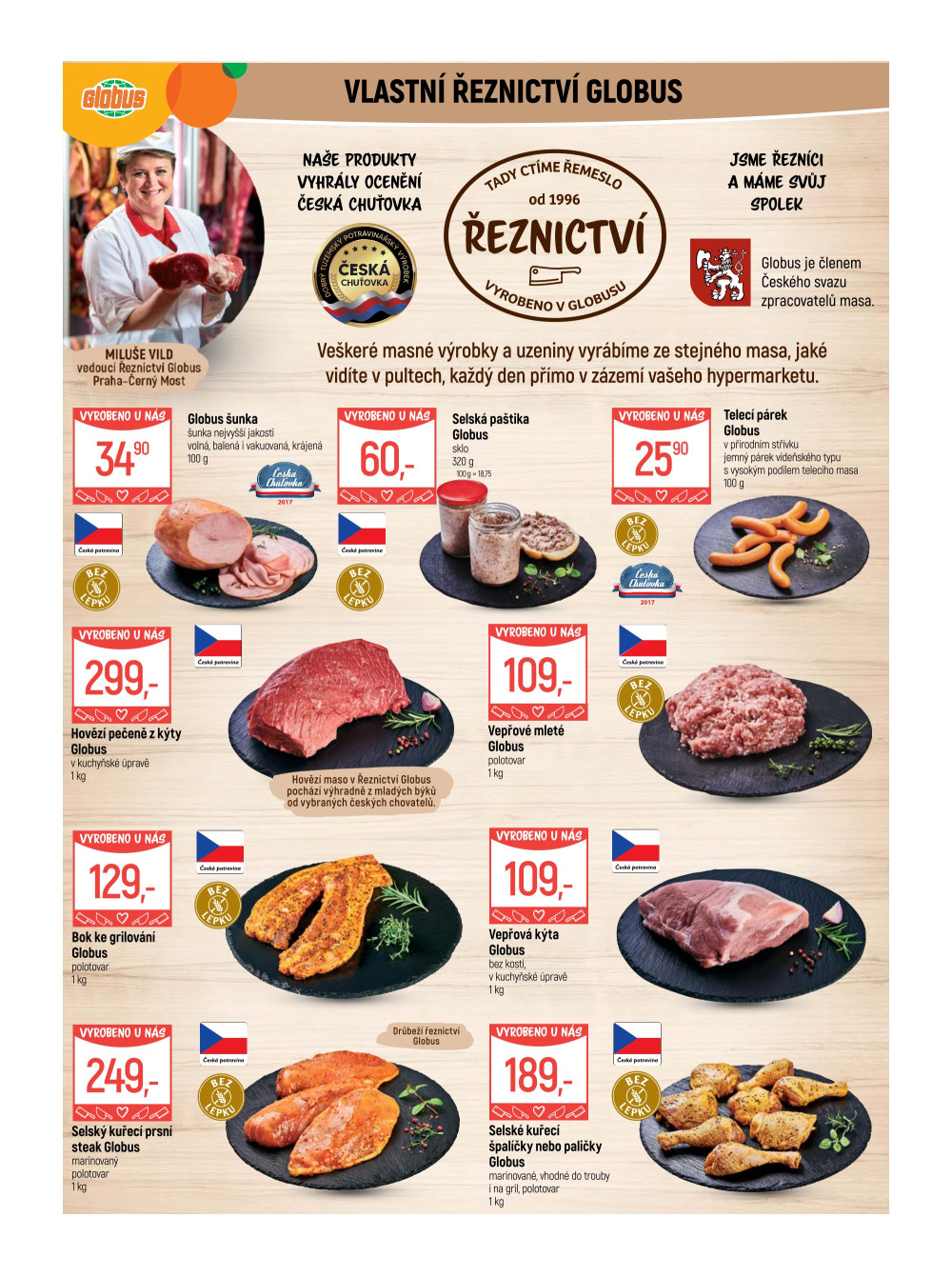 Leták Globus leták Praha - Černý Most - strana 5