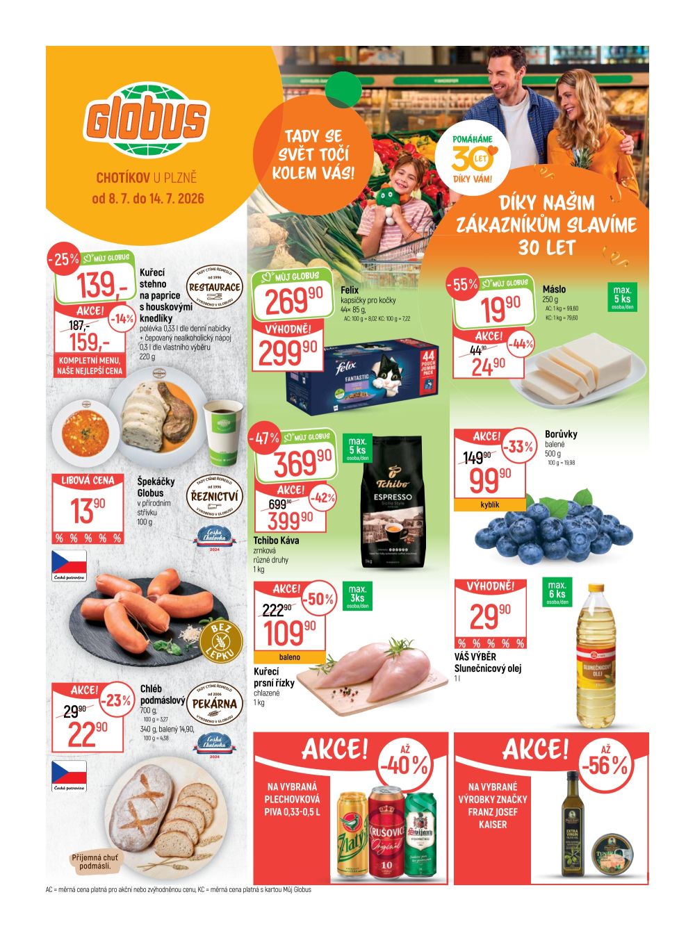 Leták Globus leták Chotikov (Plzeň) - strana 1