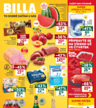 Akční leták BILLA malý 
