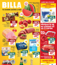 Akční leták BILLA velký 