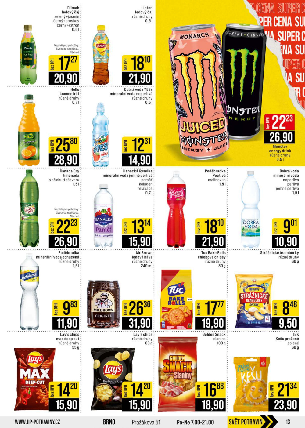 Leták JIP leták CC Cash & Carry - České Budějovice, Most, Náchod, Svoboda nad Úpou, Sušice - strana 13