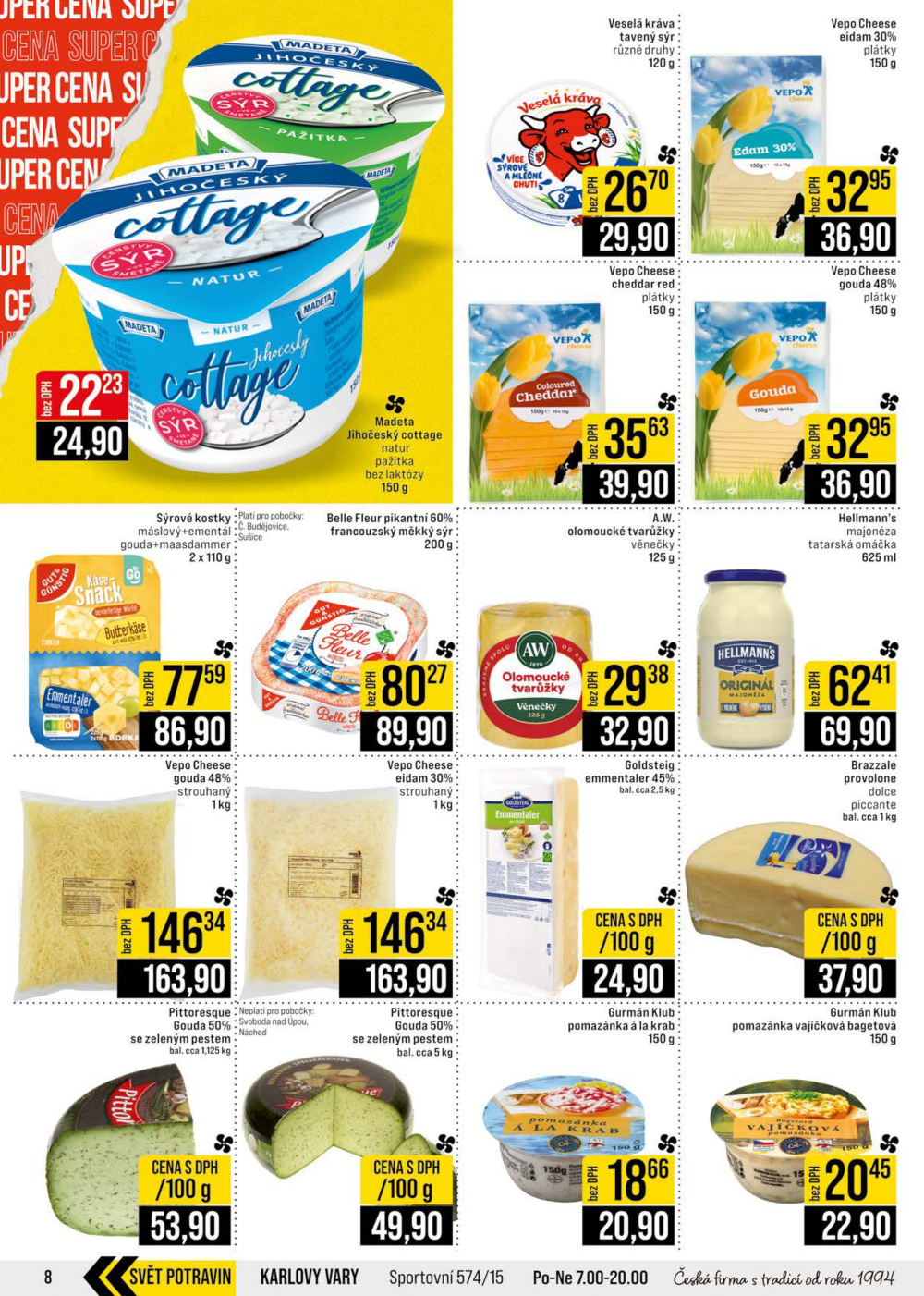 Leták JIP leták CC Cash & Carry - České Budějovice, Most, Náchod, Svoboda nad Úpou, Sušice - strana 8