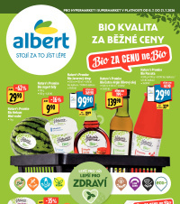 Akční leták Albert  - Bio za běžné ceny