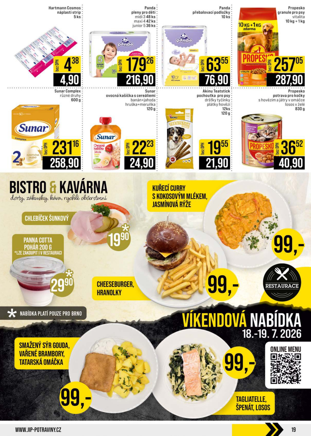 Leták JIP leták CC Cash & Carry - Brno, Ostrava, Praha, Polička, Olomouc, Karlovy Vary, Zlín, Jilemnice, Pardubice - strana 19