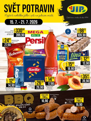 JIP leták CC Cash & Carry - Brno, Ostrava, Praha, Polička, Olomouc, Karlovy Vary, Zlín, Jilemnice, Pardubice