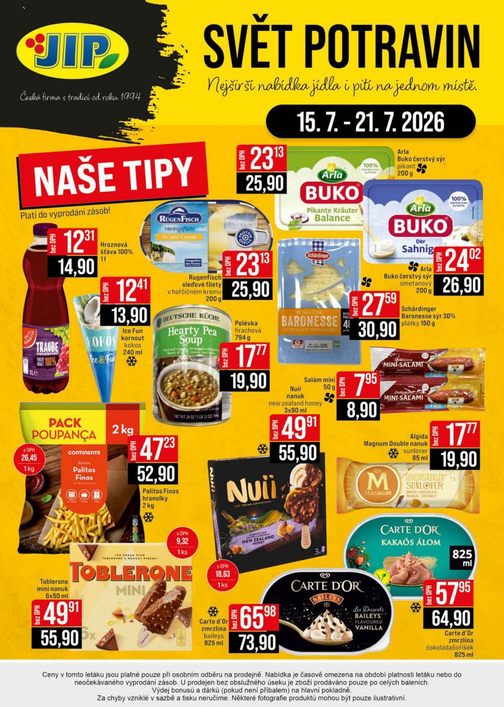Leták JIP leták CC Cash & Carry - Brno, Ostrava, Praha, Polička, Olomouc, Karlovy Vary, Zlín, Jilemnice, Pardubice - strana 20