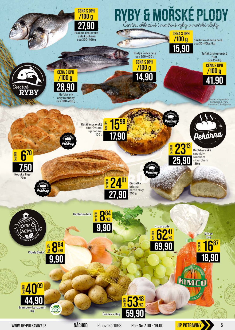 Leták JIP leták CC Cash & Carry - Brno, Ostrava, Praha, Polička, Olomouc, Karlovy Vary, Zlín, Jilemnice, Pardubice - strana 5