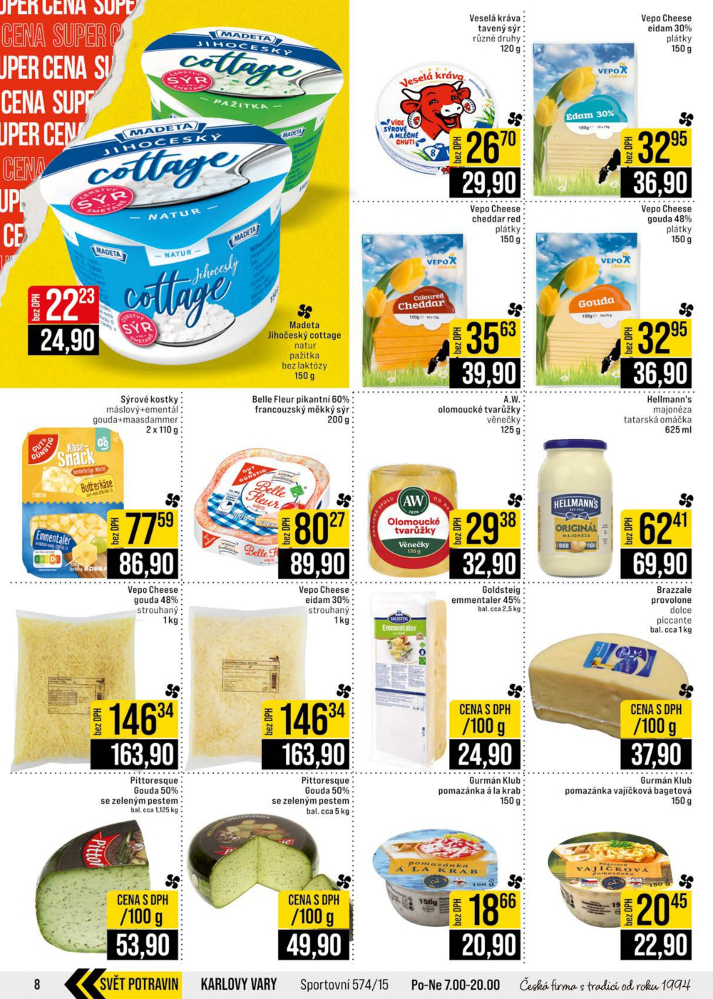 Leták JIP leták CC Cash & Carry - Brno, Ostrava, Praha, Polička, Olomouc, Karlovy Vary, Zlín, Jilemnice, Pardubice - strana 8