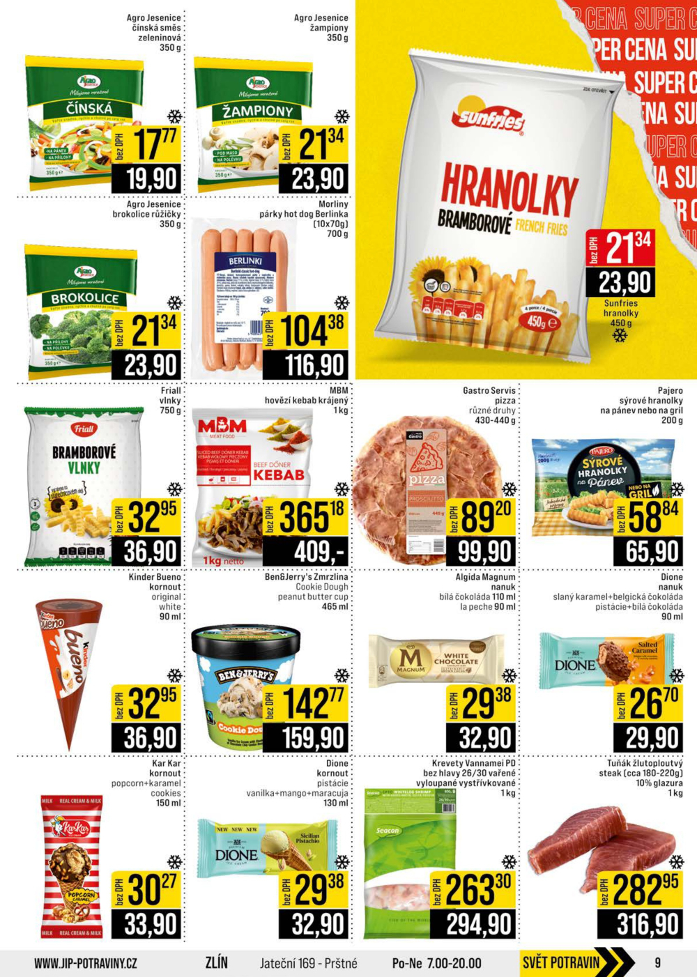 Leták JIP leták CC Cash & Carry - Brno, Ostrava, Praha, Polička, Olomouc, Karlovy Vary, Zlín, Jilemnice, Pardubice - strana 9
