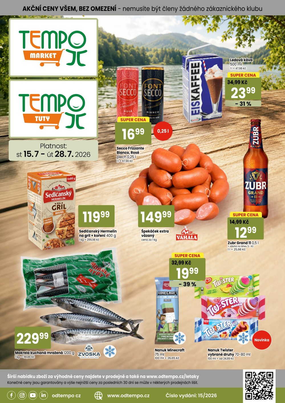 Leták TEMPO leták - strana 1