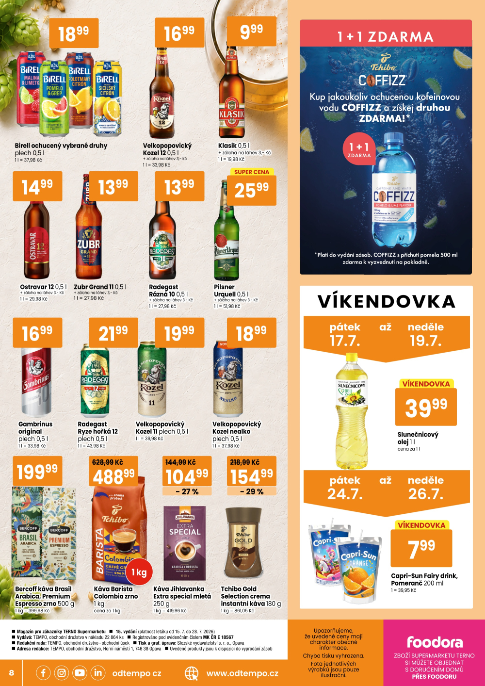 Leták TEMPO leták - Terno Opava - Jaktář - strana 8