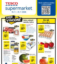 Akční leták Tesco supermarket 