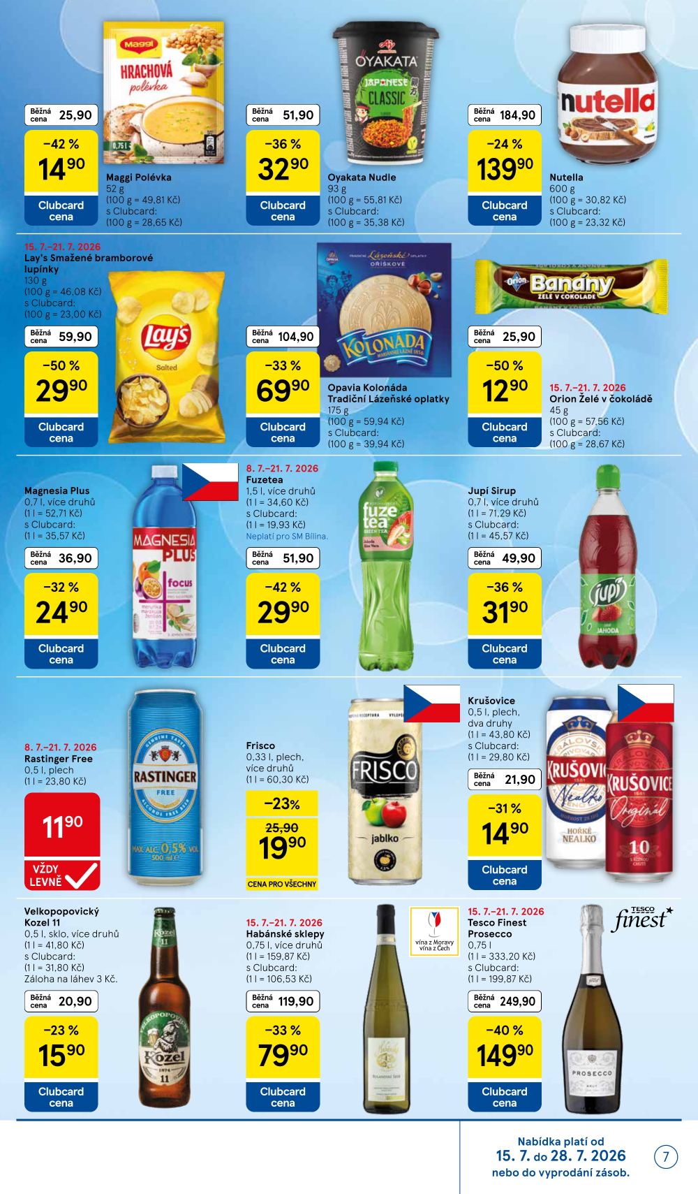 Leták Tesco supermarket leták - strana 7