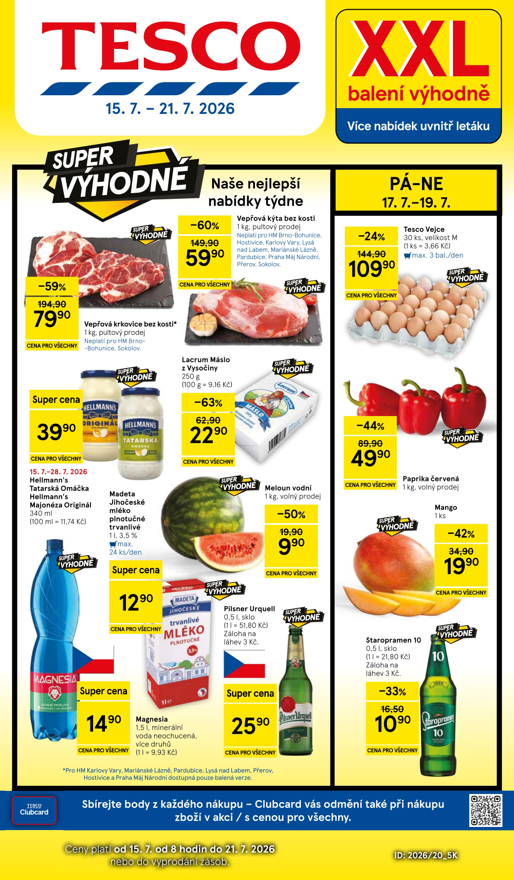 Leták Tesco hypermarket leták - strana 1