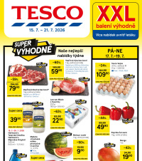 Akční leták Tesco hypermarket 