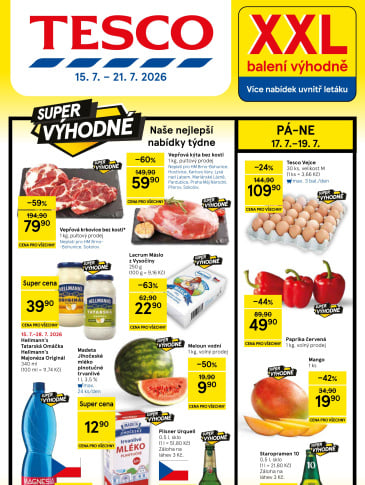 Tesco hypermarket leták