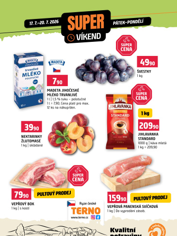 Terno leták - Víkendovka