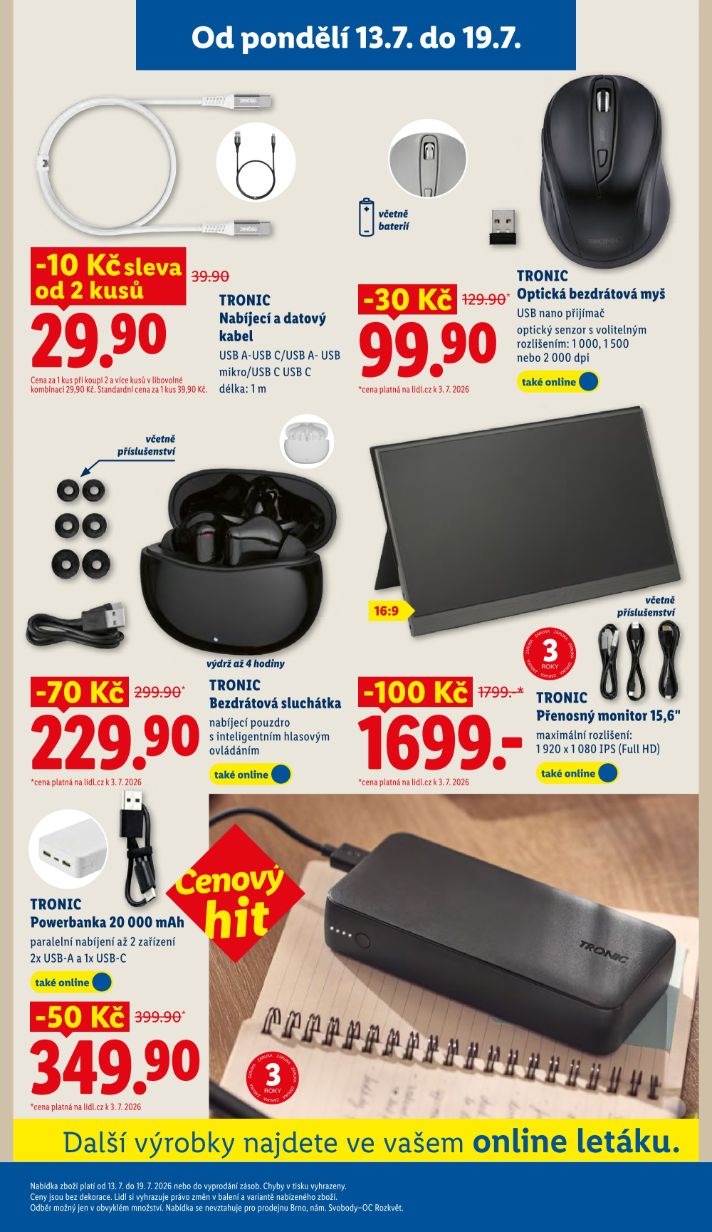 Leták Lidl leták - Nabídka spotřebního zboží - strana 11