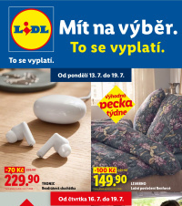 Akční leták Lidl  - Nabídka spotřebního zboží