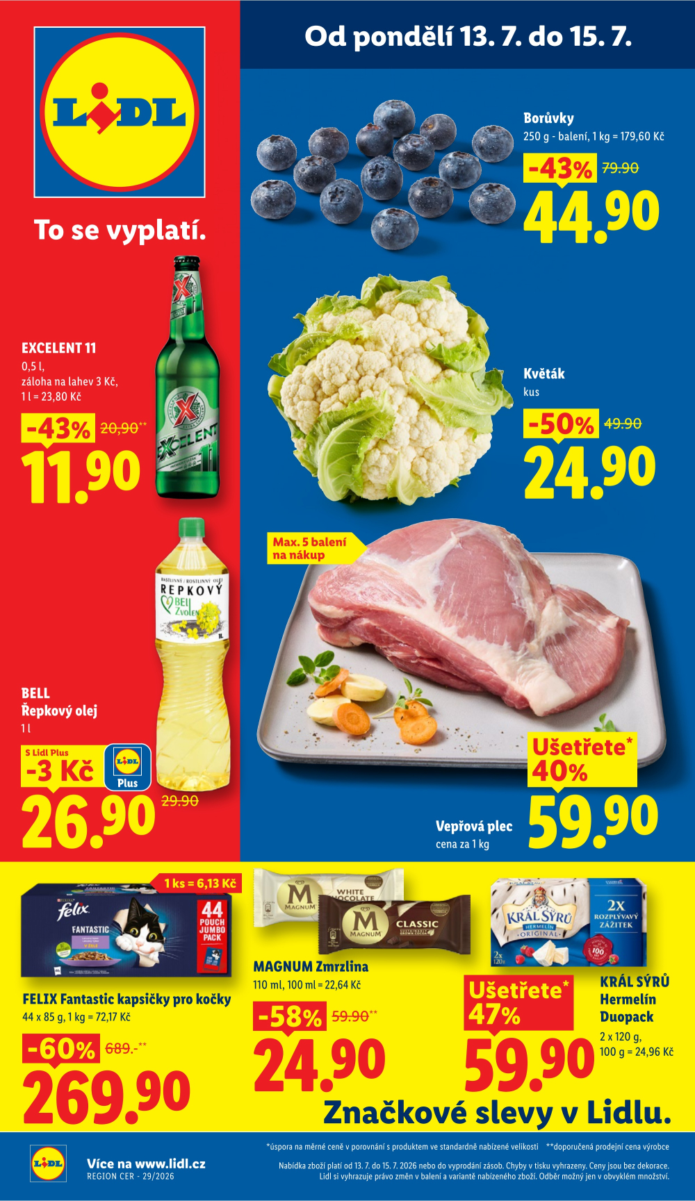 Leták Lidl leták od pondělí - strana 1