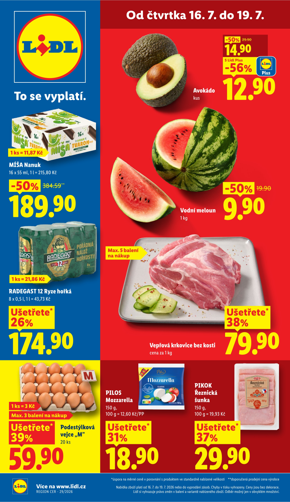 Leták Lidl leták od čtvrtka - strana 1